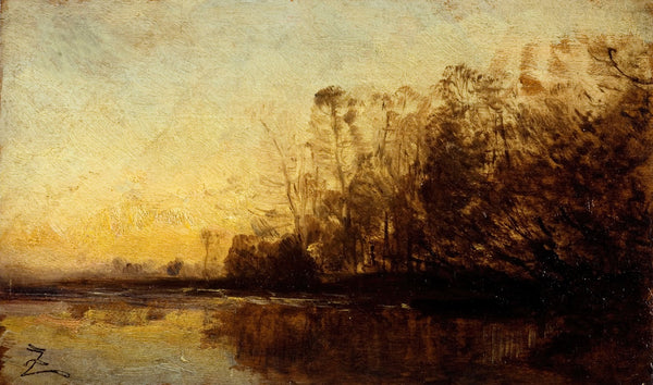 Coucher de soleil 1850 1860