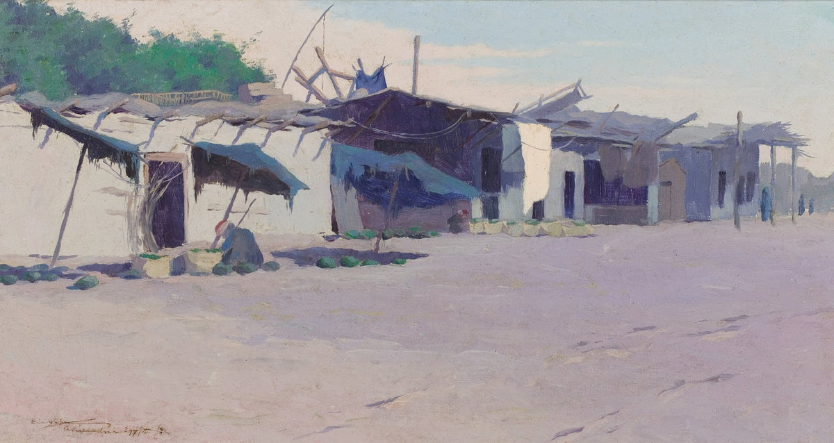 Village Hutts Alexandria Egypt 1890