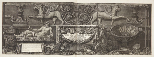 Vasi candelabri cippi sarcophagi titelblad til serien første bind 1778