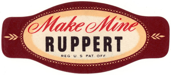 Ruppert Beer Label 1935