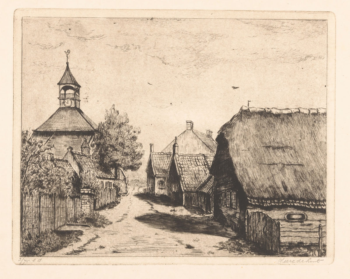 Straatgezicht in Hooge Zwaluwe 20th century