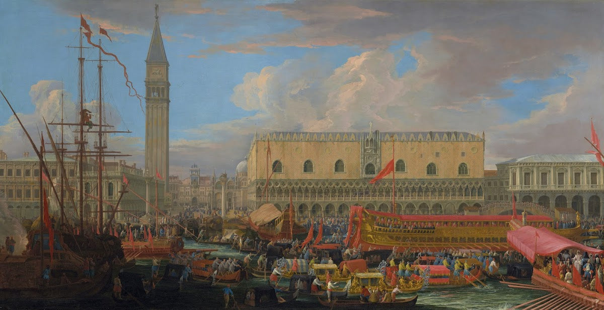 The Bucintoro Departing from the Bacino di San Marco 1710