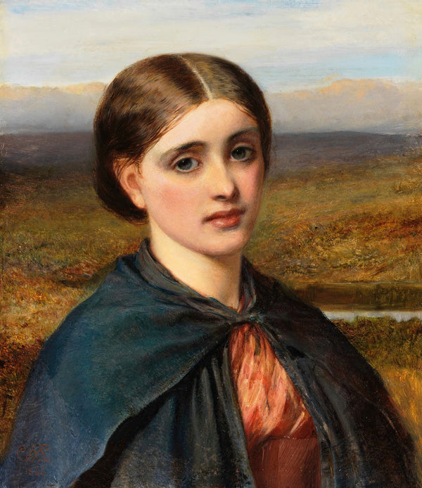 Study Of An Irish Head 1866