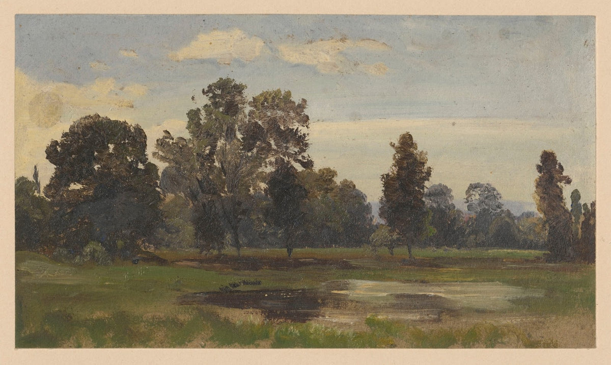 Landscape by the River Barycz 1850 1881