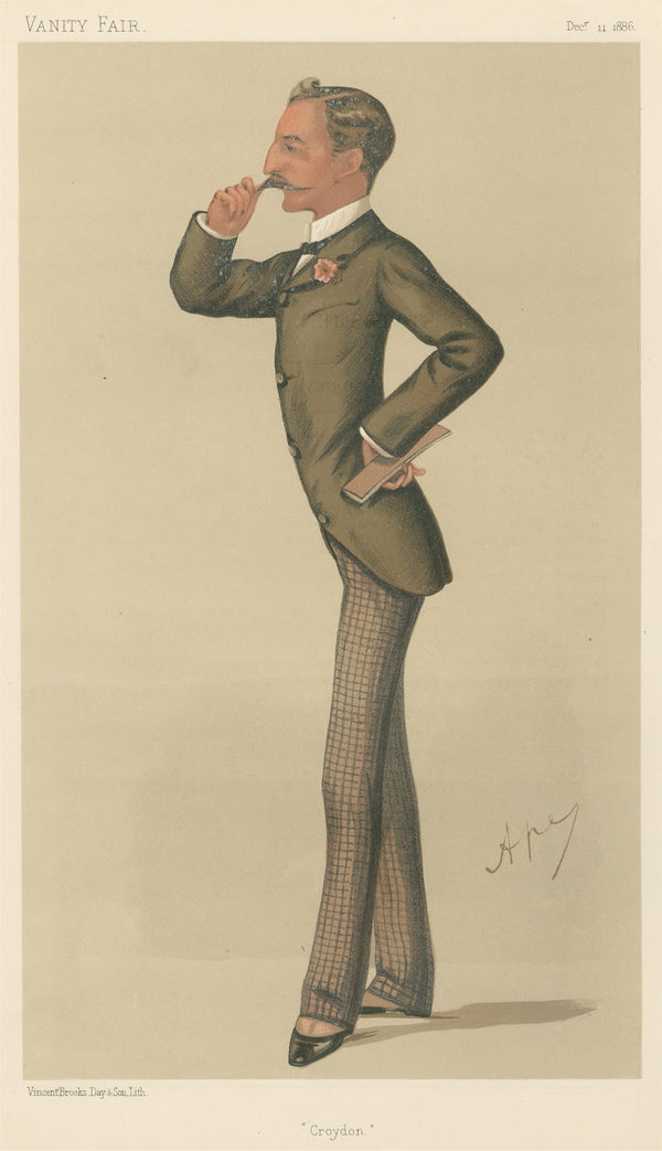 Politicians Croydon The Hon Sidney Herbert 11 December 1886 1886