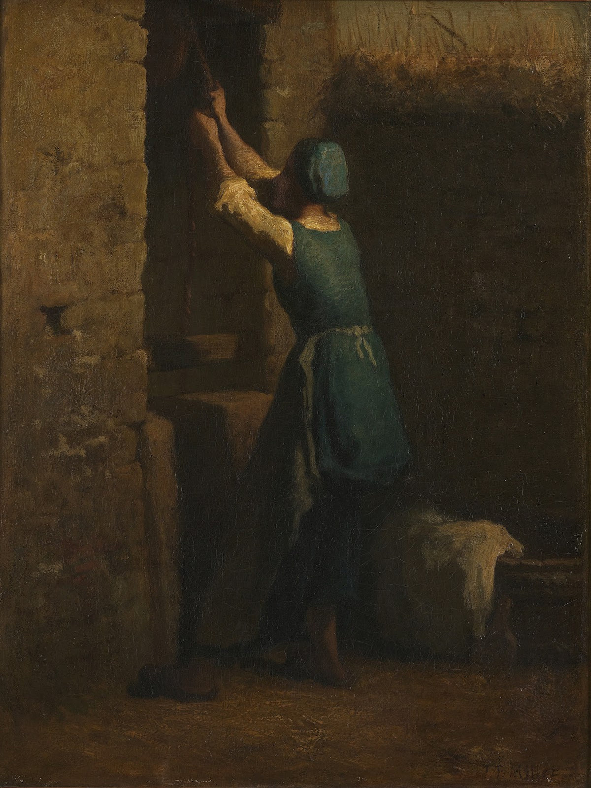 Woman at Well ca 1850
