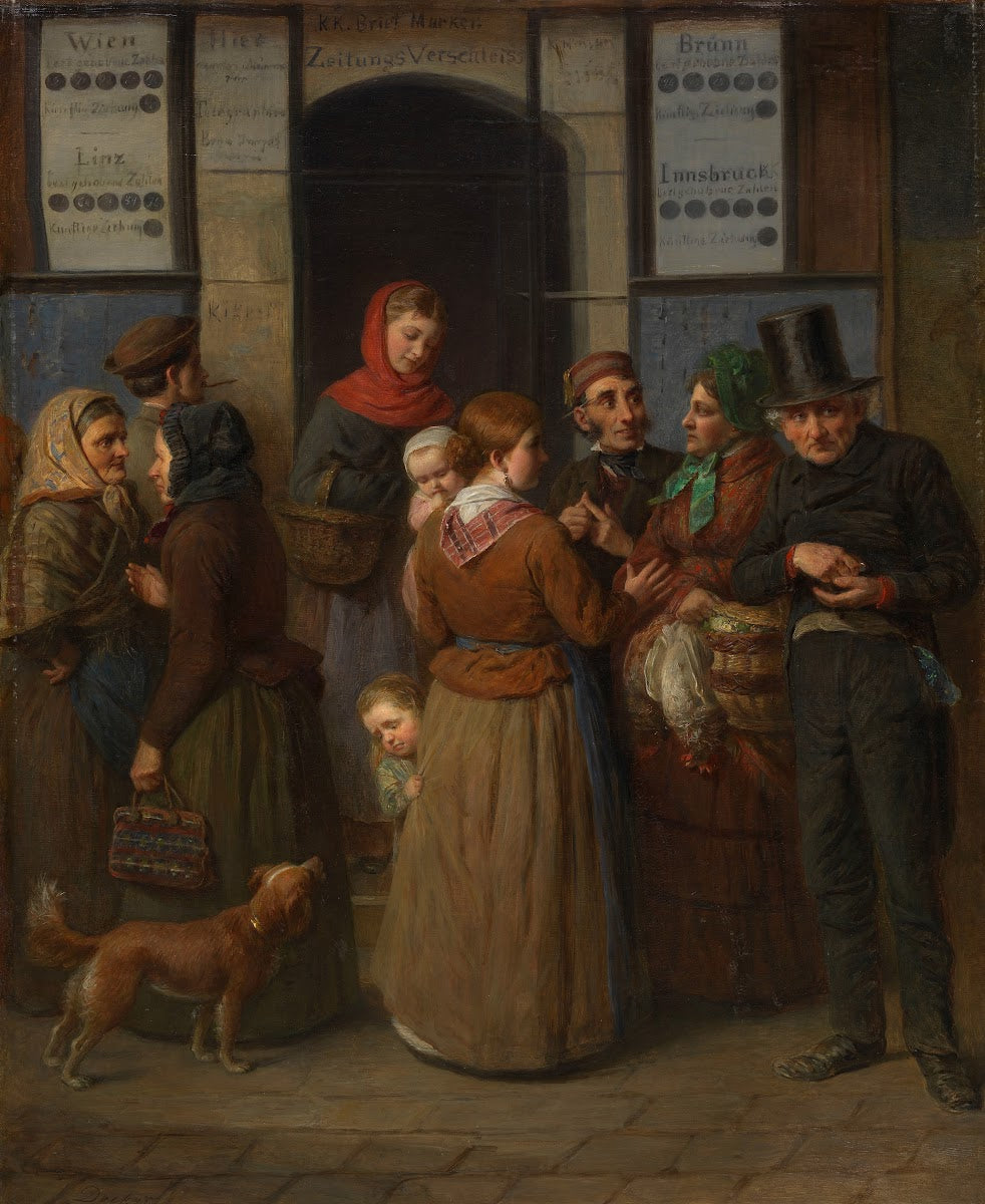 Die Lotterie auf der Brandstätte 1860