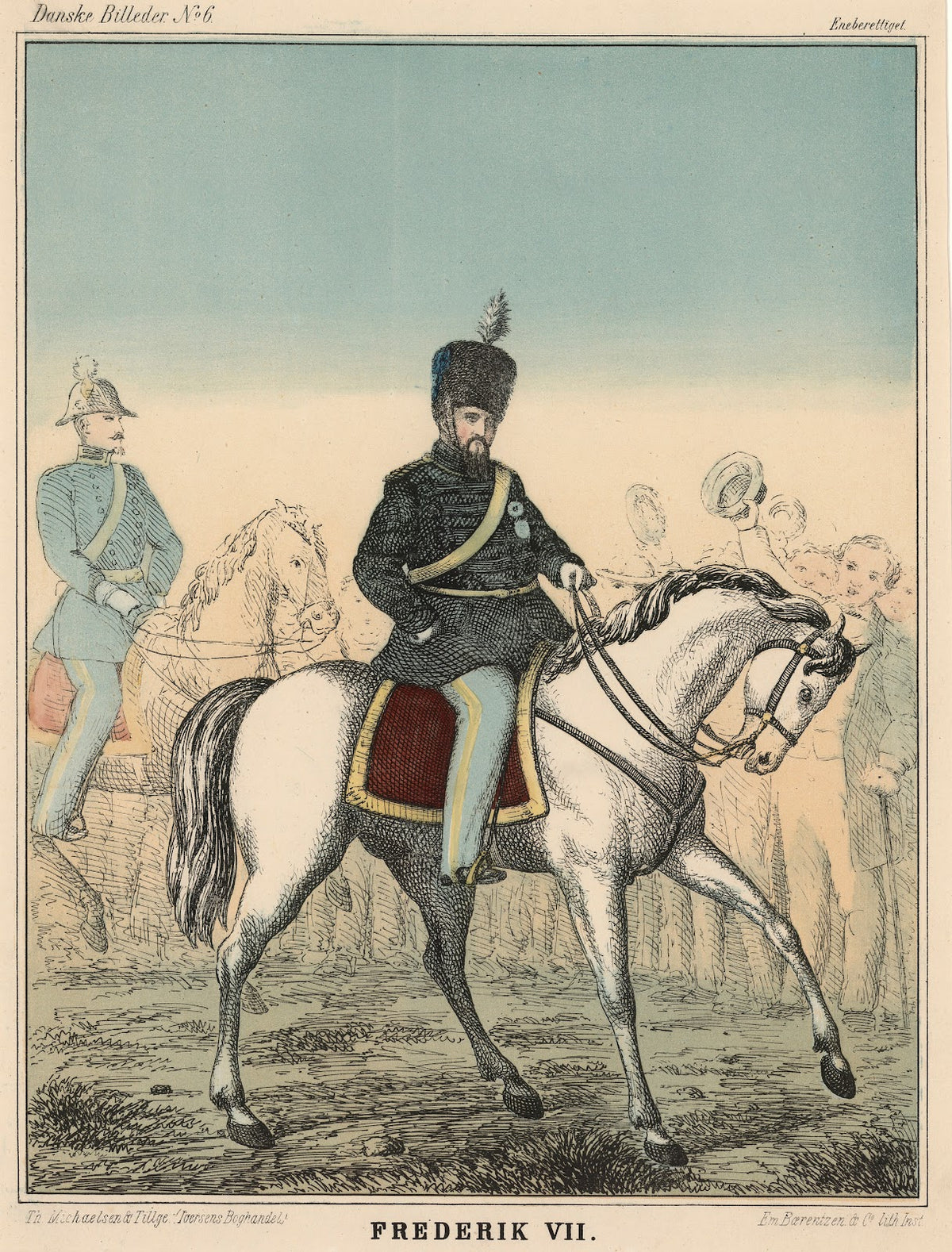 Frederik VII til hest 1863