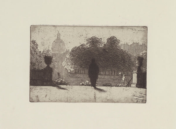 Le Panthéon vu du Luxembourg 1893