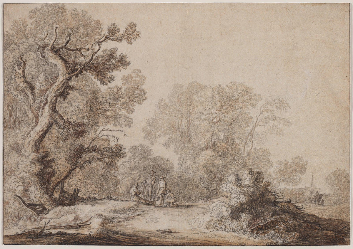 Peasants at the Edge of a Wood c 1630