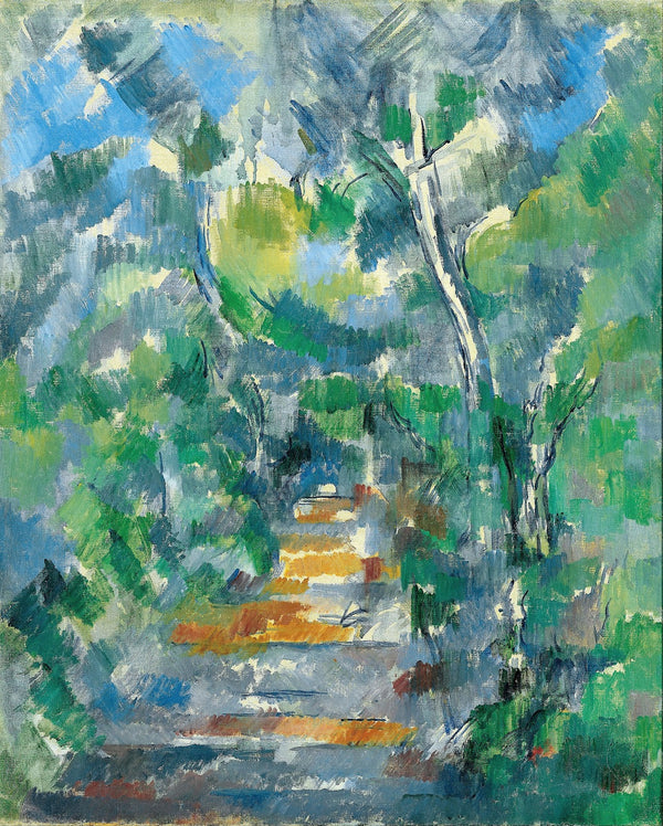 Forest Scene Path from Mas Jolie to Château noir 1900 1902
