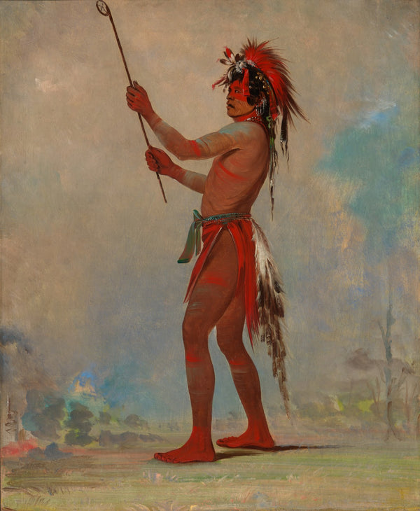 We Chúsh Ta Dóo Ta Red Man a Distinguished Ball Player 1835