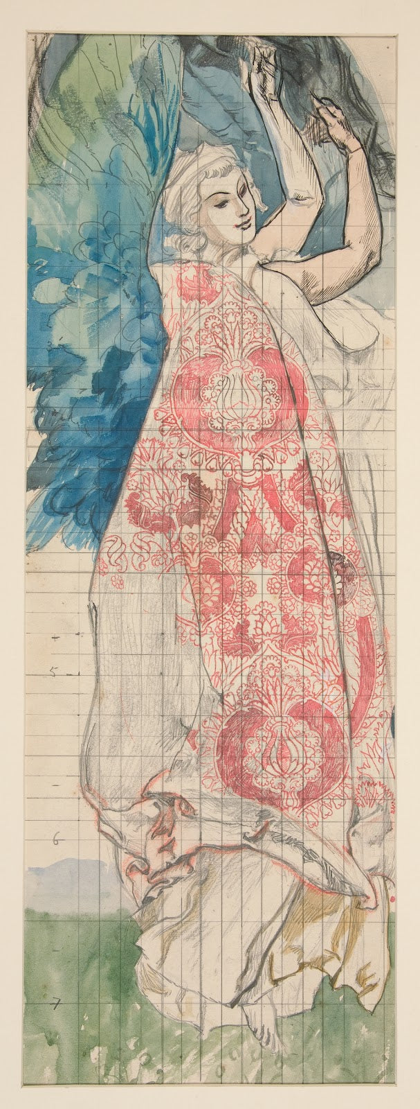 Study for Louis Comfort Tiffanys center window for Childrens Window St Peters Ch