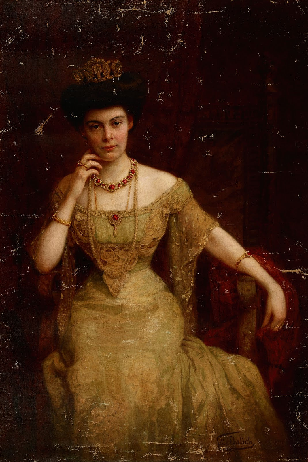 Portrait of Augusta Victoria of Schleswig Holstein 1858 1921 Wife of Wilhelm II