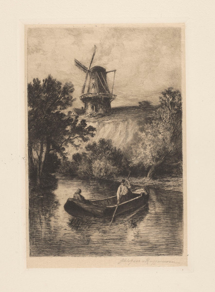 Landscape with a Windmill 1875