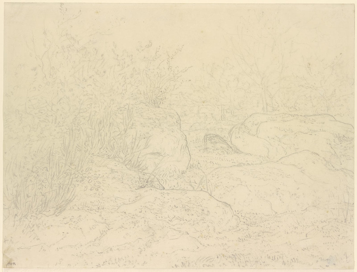 Felsen im Wald von Fontainebleau 1863