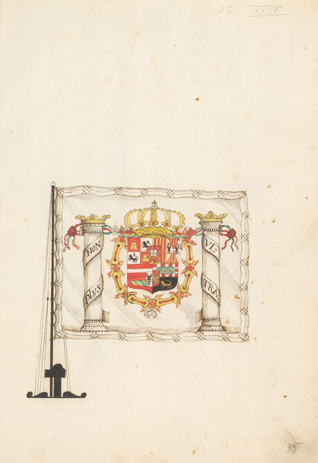 Flag of Spain 1667 1670