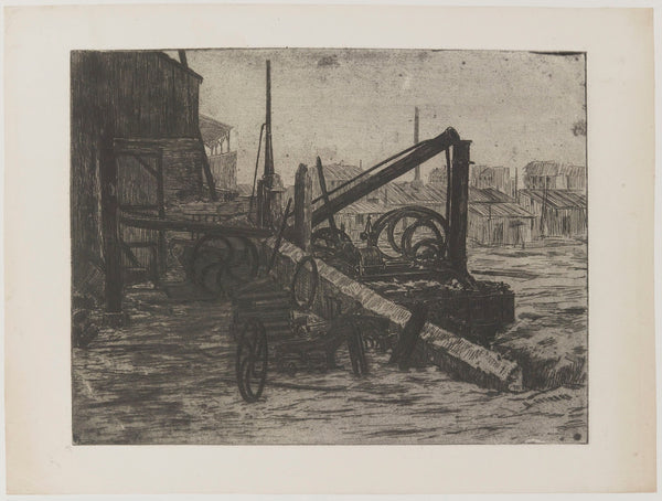 Usine ou Incendie dusine 1890