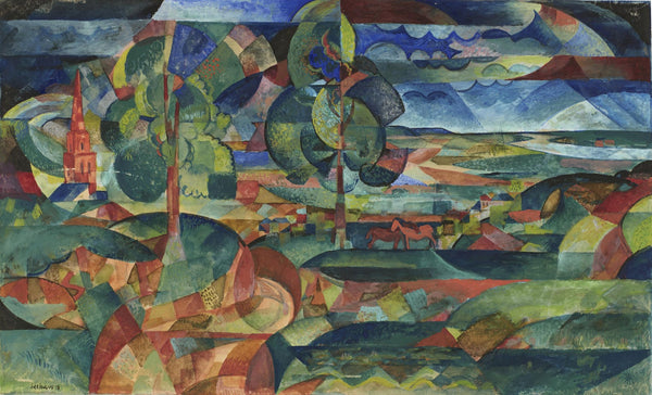 Blick in Ebene 1918