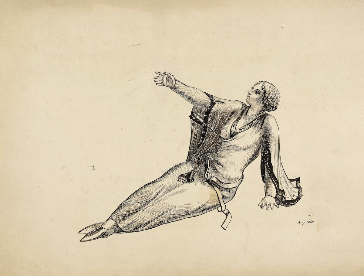 Etude pour le drame Bois ton sang 1910