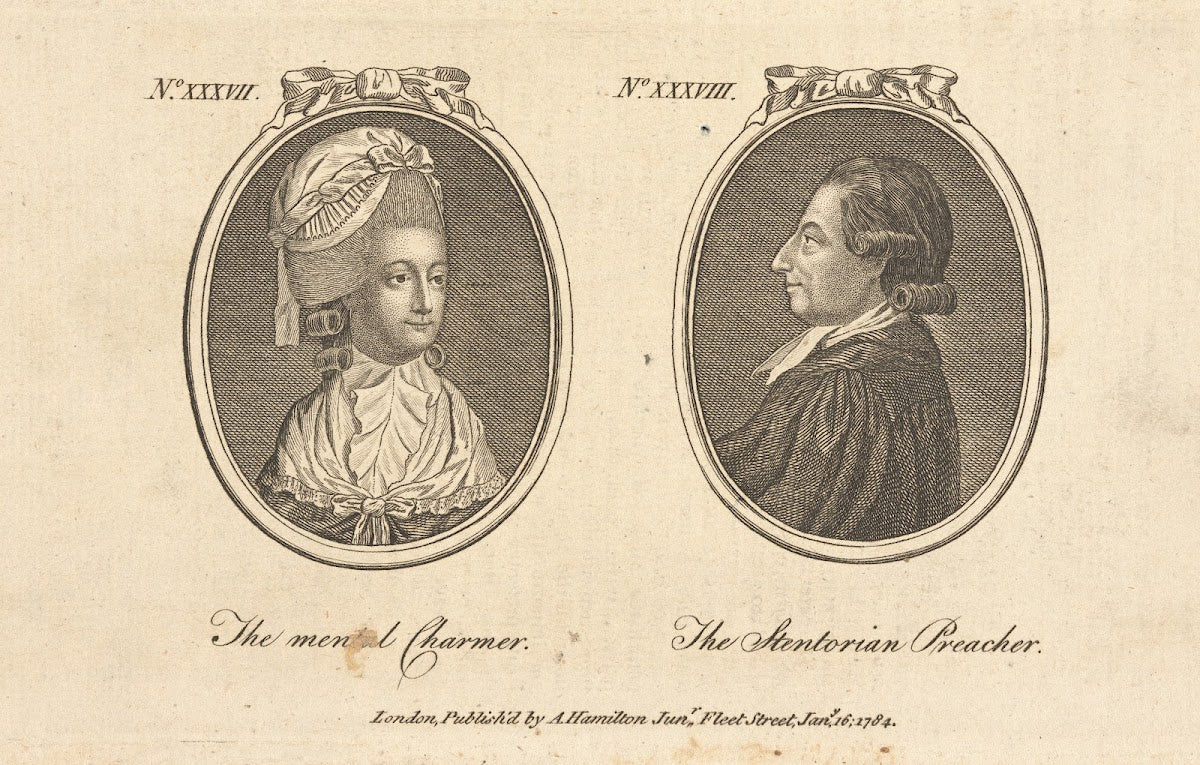 The mental charmer The stentorian preacher 1784