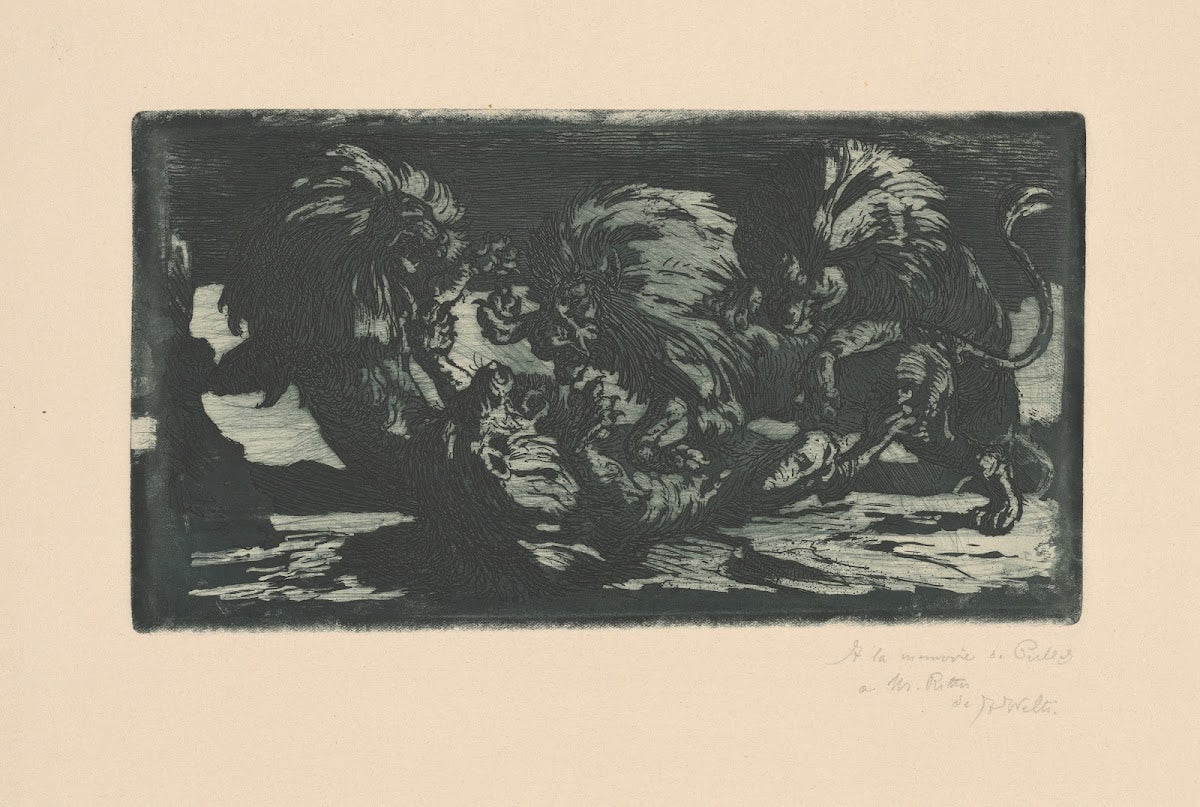 Löwenkampf 2 1898