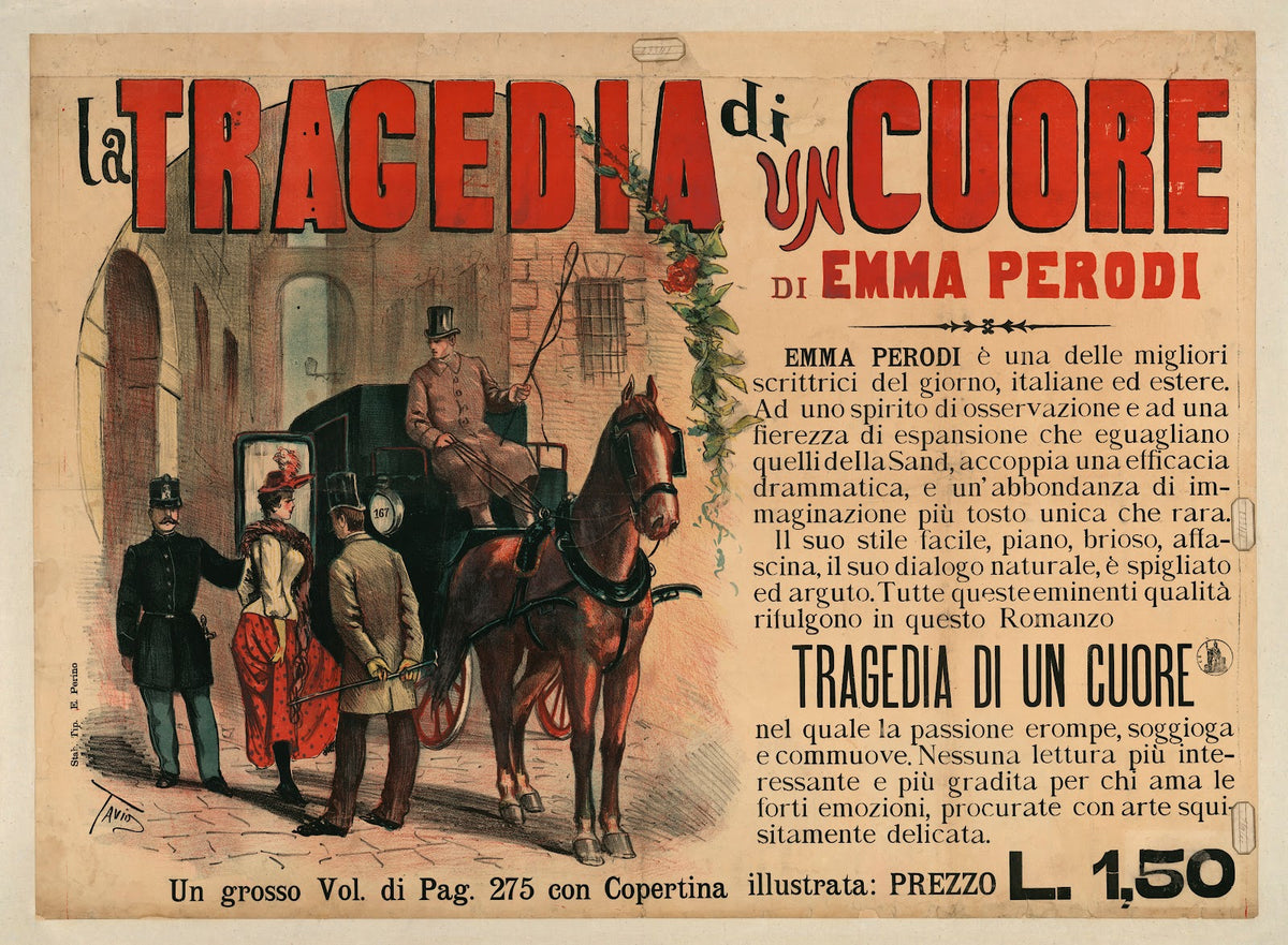 La Tragedia di un cuore di Emma Perodi 1890
