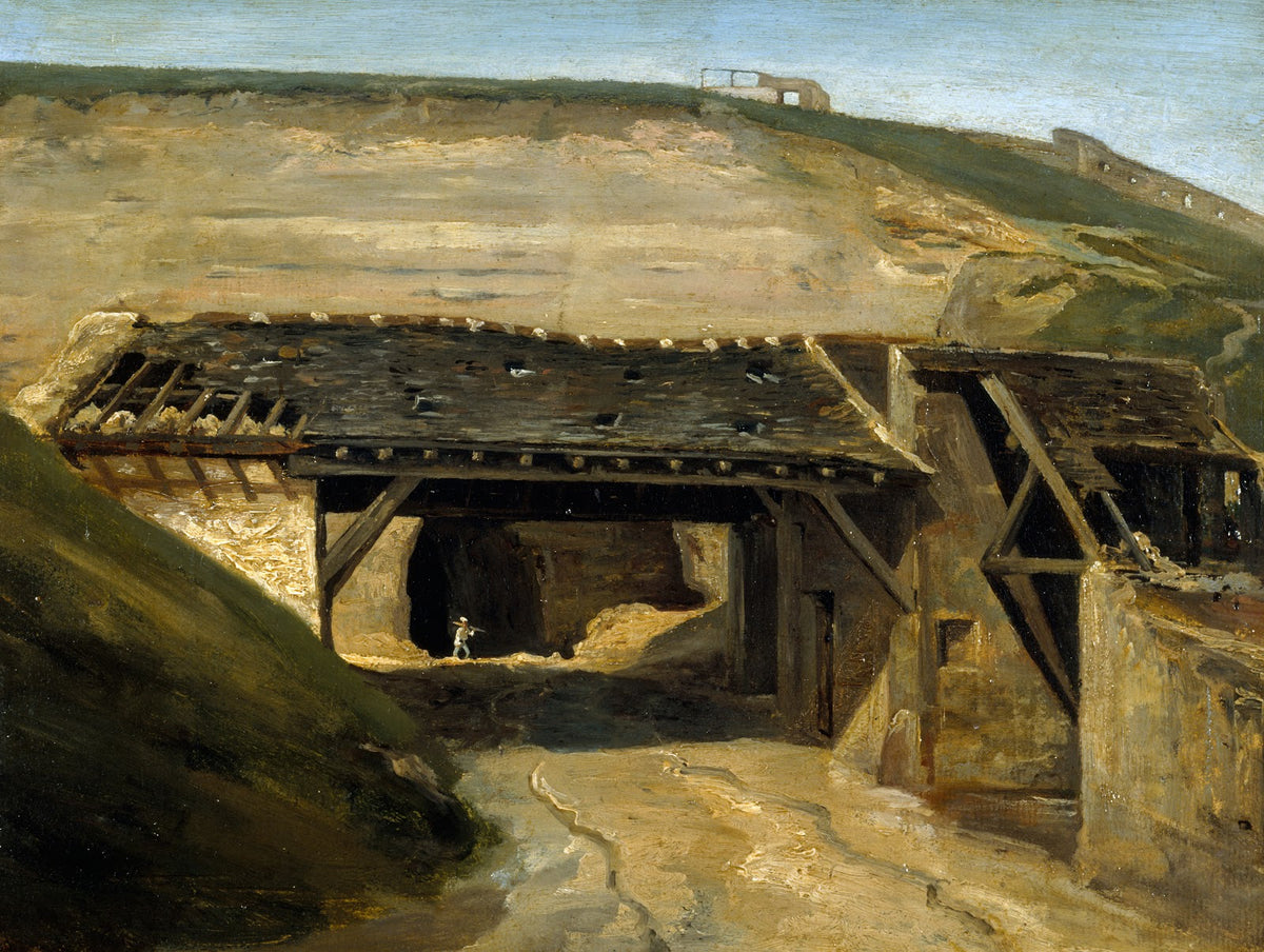 Entrée dune carrière à Montmartre 1816