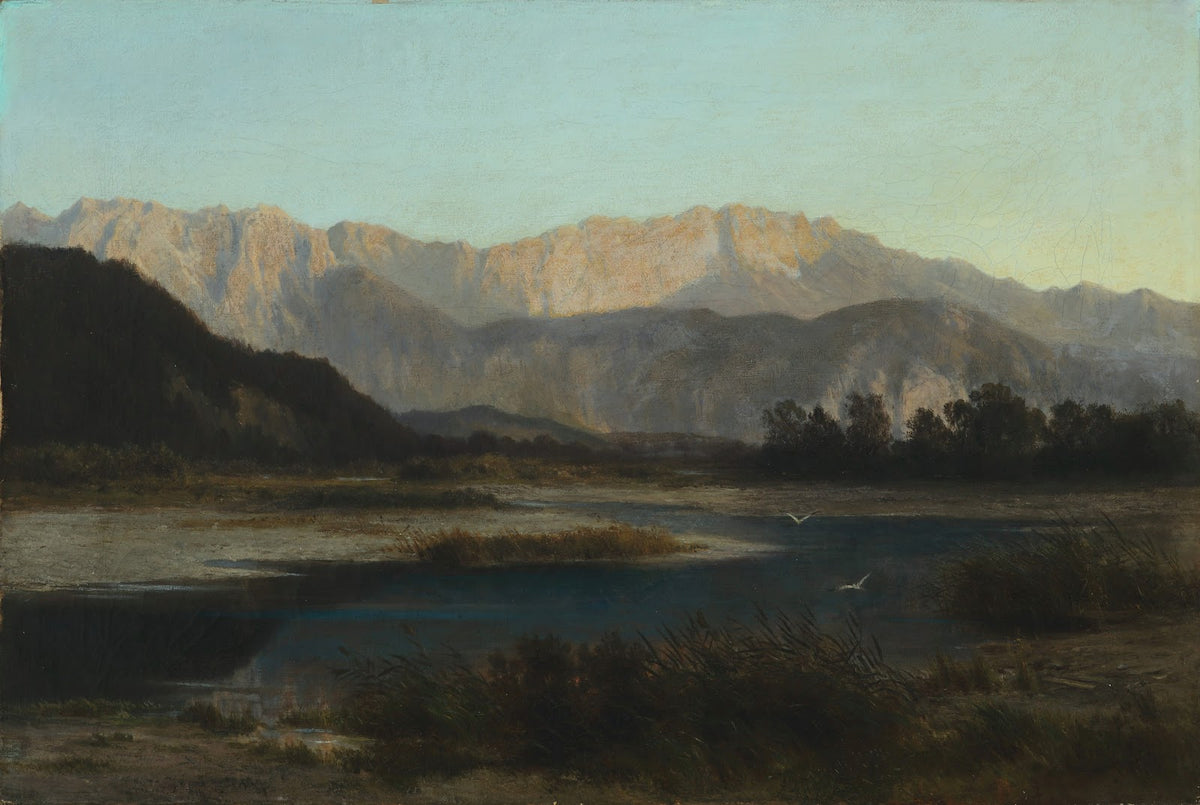 Der Inn mit Blick zum Kaisergebirge