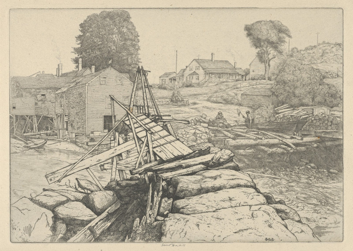 Old Sea Dam 1900 1925