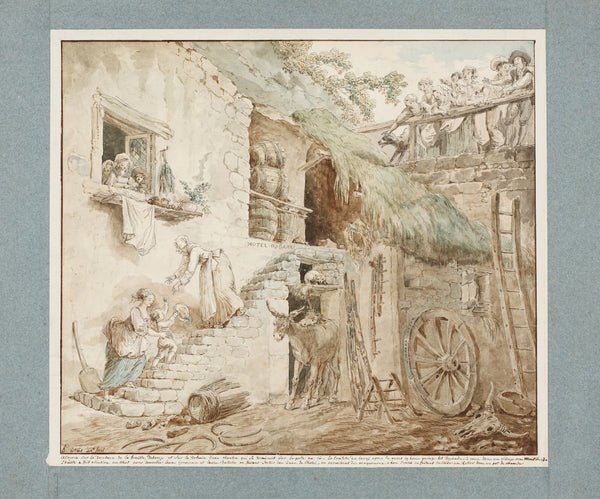 Allégorie de la chute de la famille du Barry ca 1774