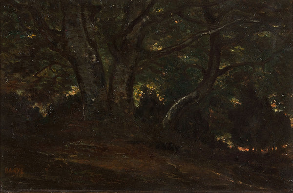Intérieur de la forêt de Fontainebleau