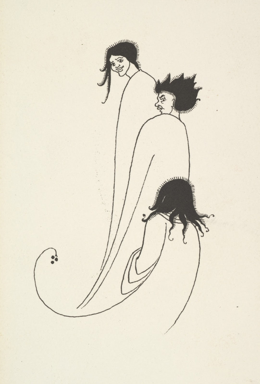 Grotesques by Aubrey Beardsley 5 1910s