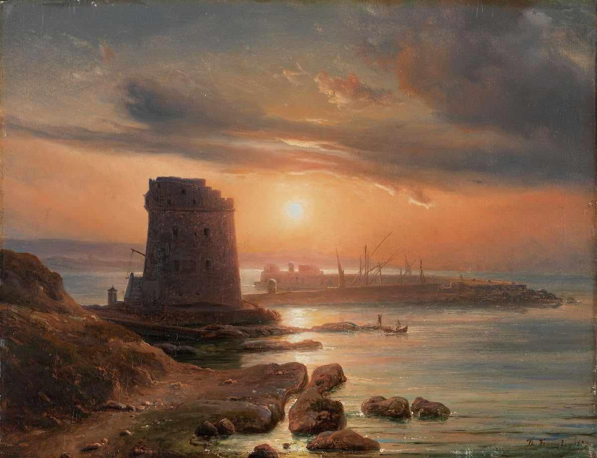 The Harbour in Agrigento 1839