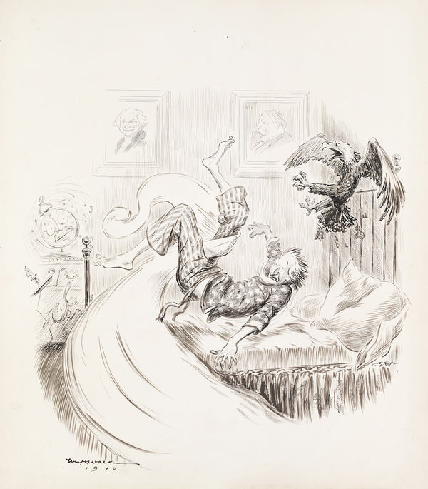 I was enjoying such a nice long sleep 1910