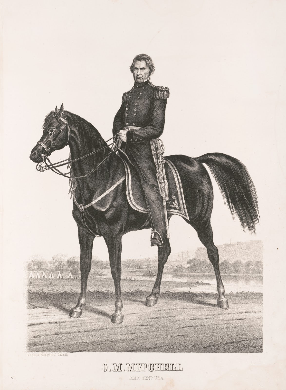 Ormsby MacKnight Mitchel Brigadier general USA 1861