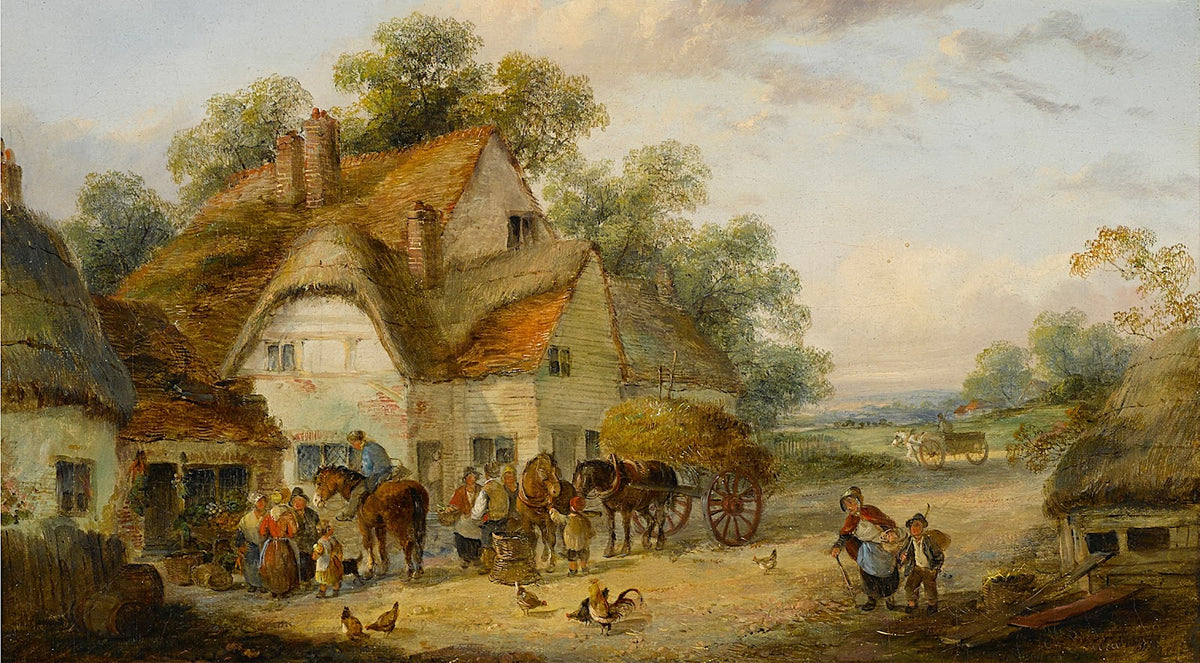 A village scene