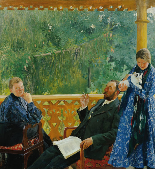 Familienbild Porträt der Familie Polenow 1904 1905