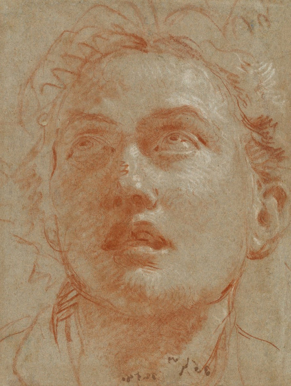 Head of a Man Looking Up 17501760