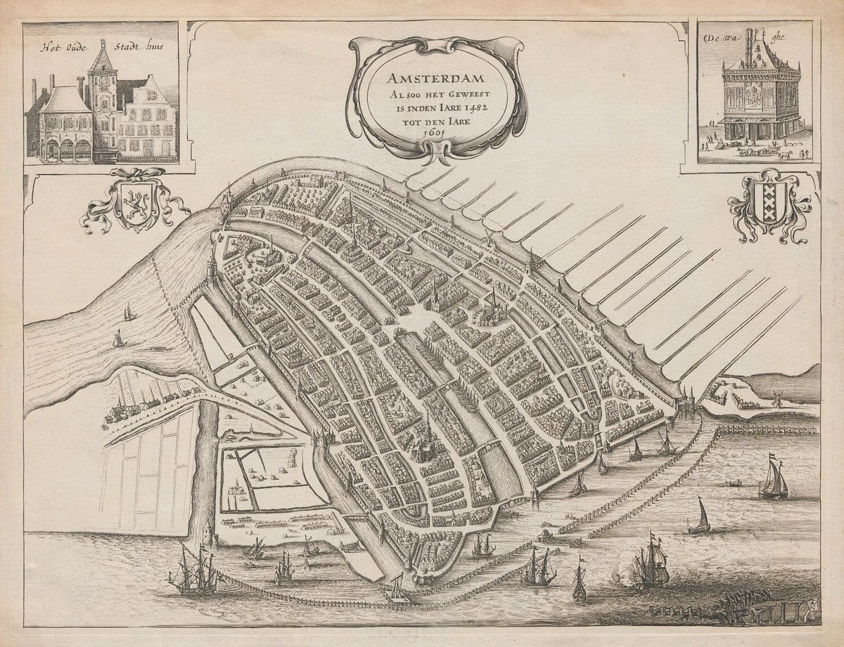 Amsterdam al soo het geweest is in den iare 1482 tot den iare 1601 1748