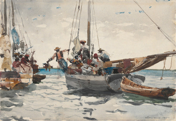 Market SceneNassau 1885