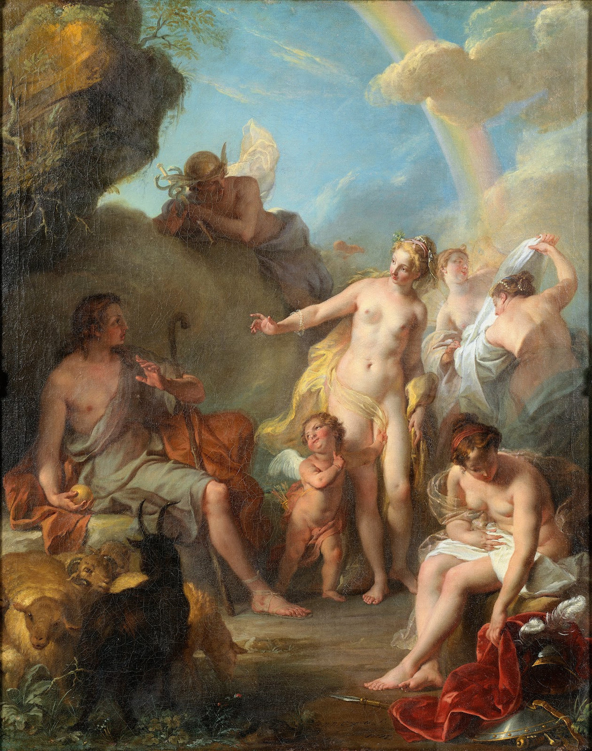 The Judgement of Paris 1728