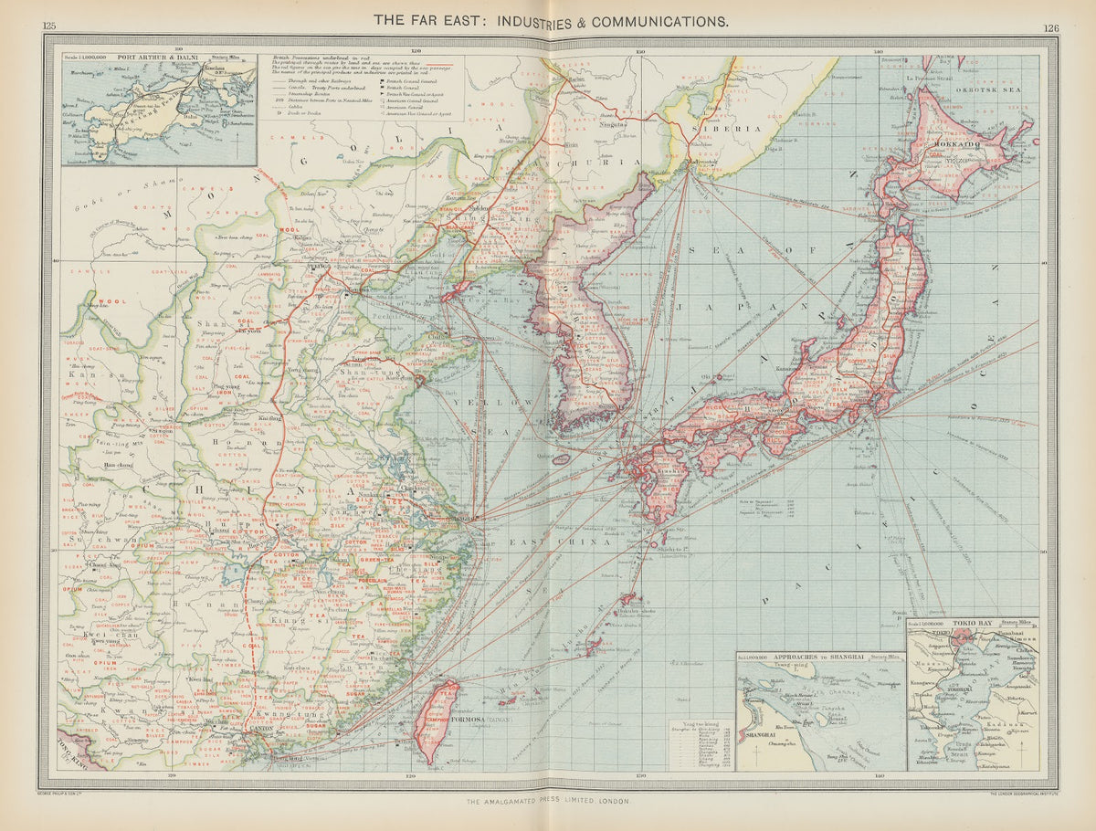 The Far EastIndustries and Communications 1908