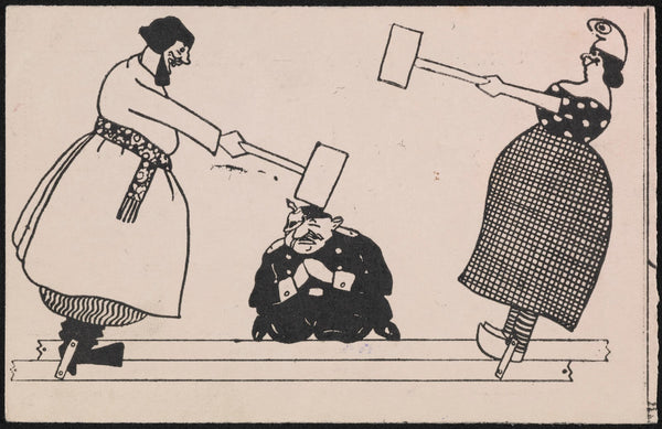 I wojna światowa karykatura polityczna 1914