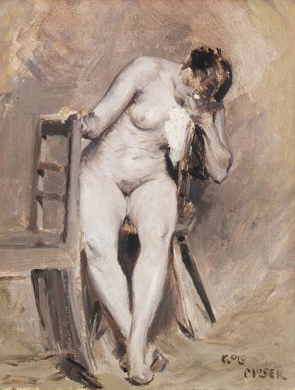 Weiblicher Akt im Atelier 1892