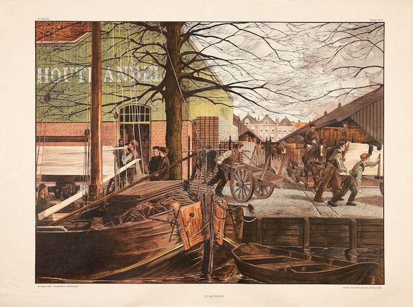 Bij den houtkooper 1910