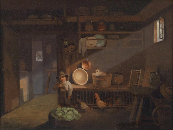 Bauernbub in der Vorratskammer 1837
