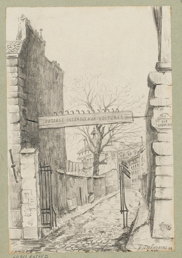 Rue Rataud 1904