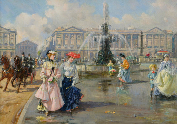 La Place De La Concorde 1872