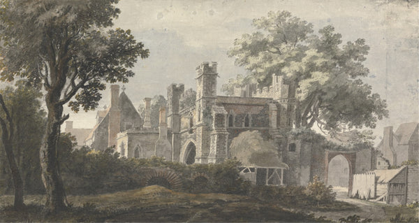 The Great Gate of St Augustines Monastery Canterbury 1757
